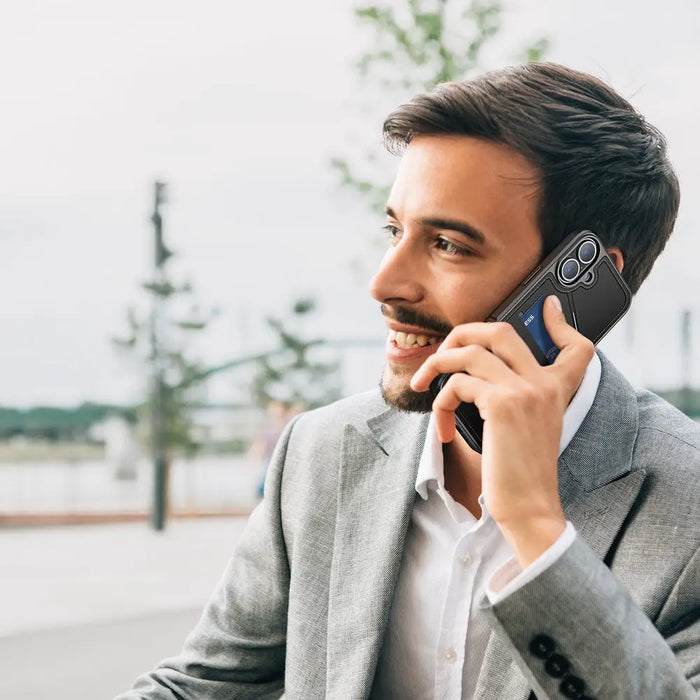 Dux Ducis Rafi II Mag Case with MagSafe for iPhone 16 - Black - Cell phone cases and covers<<<HurtelXML