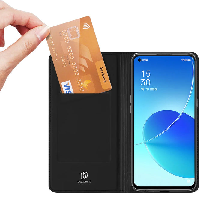 Dux Ducis Skin Pro Bookcase type case for Oppo Reno6 4G black - Cell phone cases and covers<<<HurtelXML