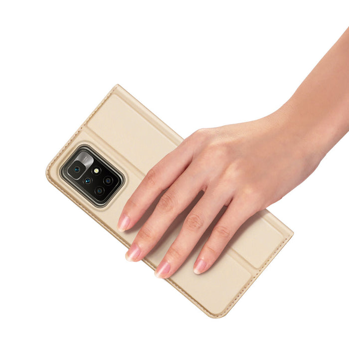 Dux Ducis Skin Pro Bookcase type case for Xiaomi Redmi 10 golden - Cell phone cases and covers<<<HurtelXML