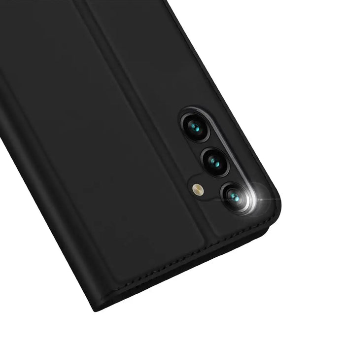 Dux Ducis Skin Pro Case for Samsung Galaxy A14 4G / 5G Cover with Flip Card Wallet Stand Black - Cell phone cases