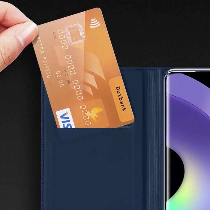 Dux Ducis Skin Pro Case for Samsung Galaxy A34 5G Flip Cover Card Wallet Stand Black - Cell phone cases