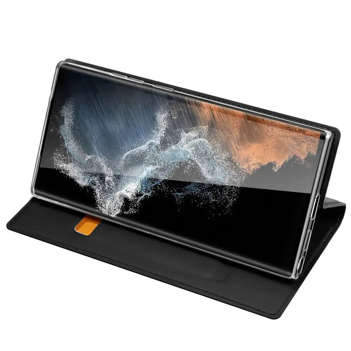 Dux Ducis Skin Pro Case for Samsung Galaxy S23 Ultra Flip Card Wallet Stand Black - Cell phone cases