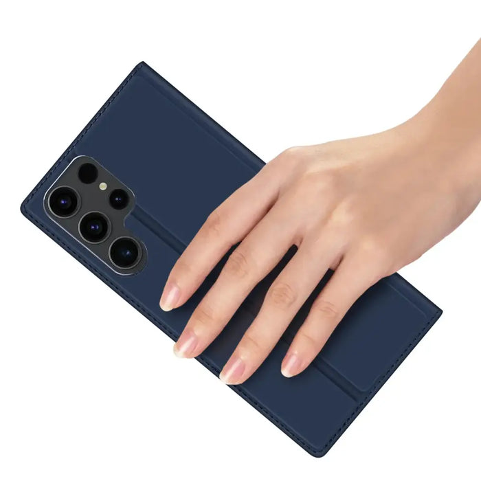 Dux Ducis Skin Pro case for Samsung S24 Ultra with flap - blue - Cell phone cases and covers<<<HurtelXML