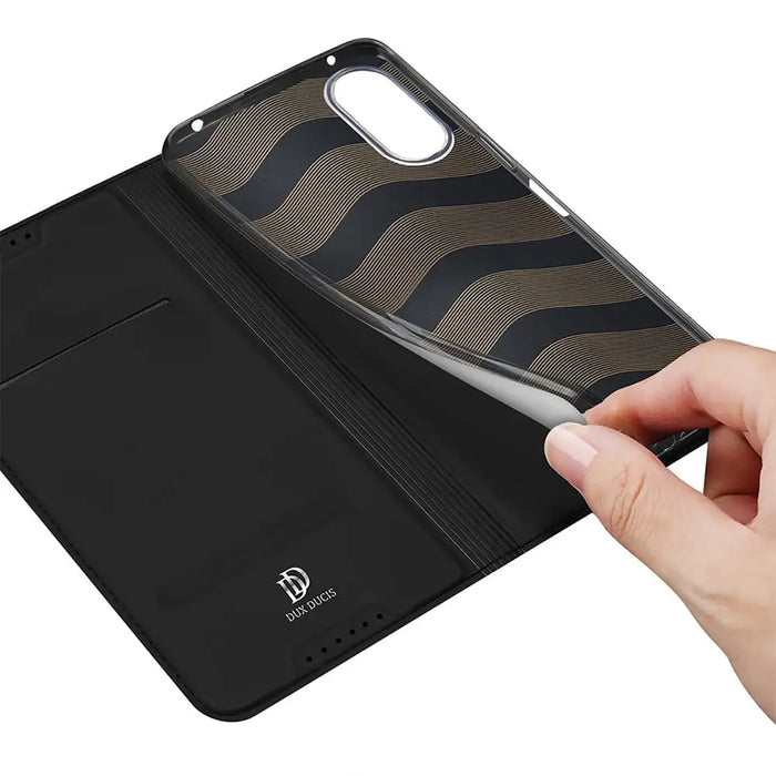 Dux Ducis Skin Pro case for Sony Xperia 10 VI with flap and card slot - black - Cell phone cases and covers<<<HurtelXML