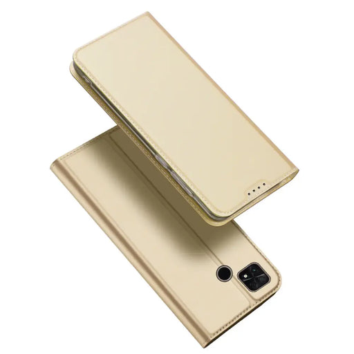 Dux Ducis Skin Pro Case for Xiaomi Poco C40 Flip Card Wallet Stand Gold - Cell phone cases and covers<<<HurtelXML