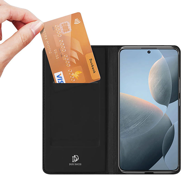 Dux Ducis Skin Pro case for Xiaomi Poco X6 Pro 5G / Redmi K70E with flap and card slot - black - Cell phone cases
