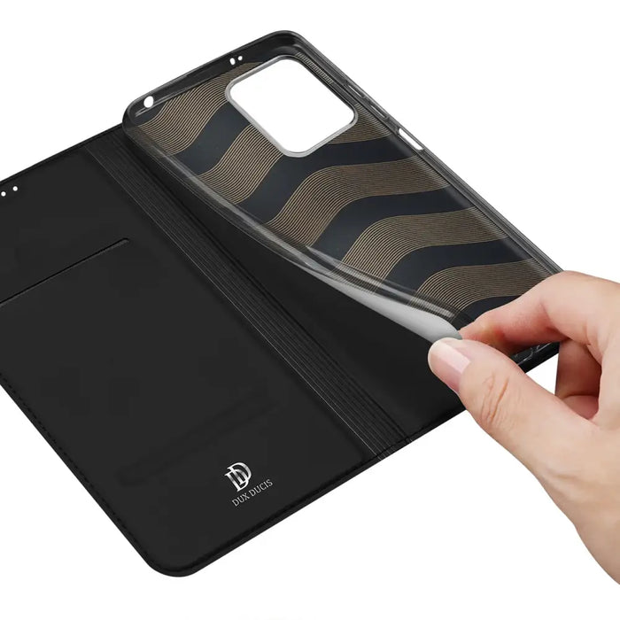 Dux Ducis Skin Pro case for Xiaomi Redmi Note 12 Pro+ flip cover card wallet stand black - Cell phone cases
