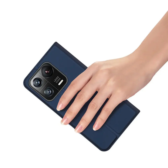 Dux Ducis Skin Pro case Xiaomi 13 Pro cover with flip card wallet stand blue - Cell phone cases and covers<<<HurtelXML