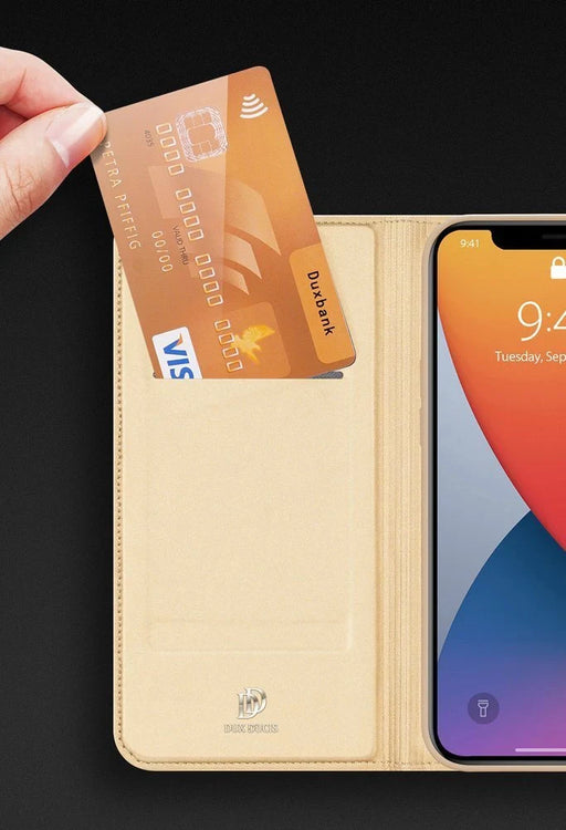 Dux Ducis Skin Pro holster case cover with flip iPhone 12 Pro / iPhone 12 black - Cell phone cases