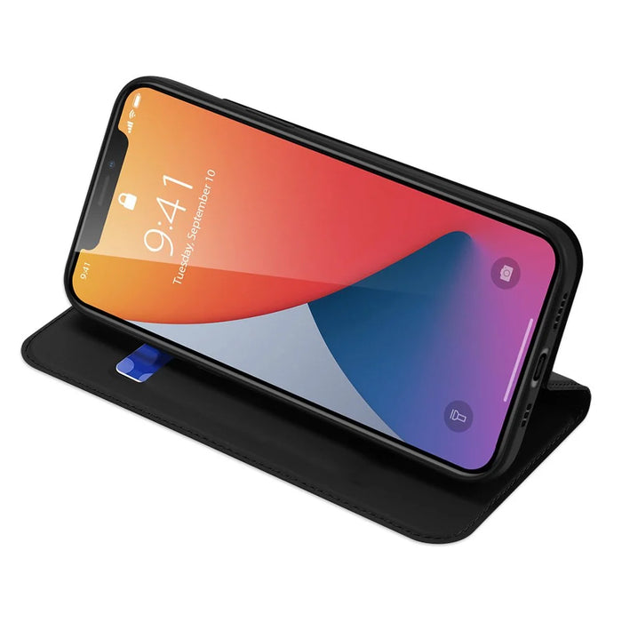 Dux Ducis Skin Pro holster case cover with flip iPhone 12 Pro / iPhone 12 black - Cell phone cases