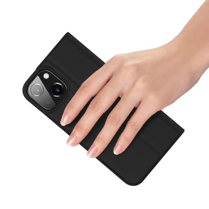 Dux Ducis Skin Pro holster case cover with flip iPhone 13/14 black - Cell phone cases and covers<<<HurtelXML