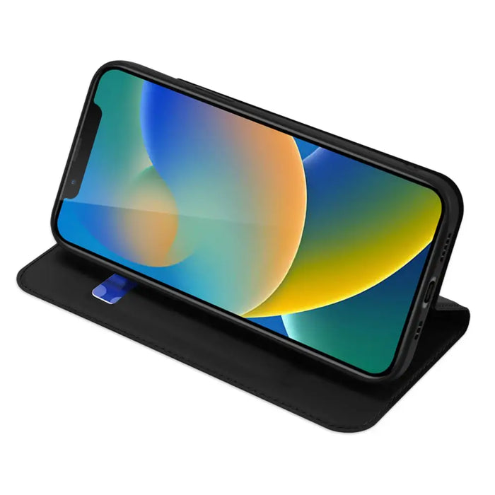 Dux Ducis Skin Pro holster case cover with flip iPhone 13/14 black - Cell phone cases and covers<<<HurtelXML