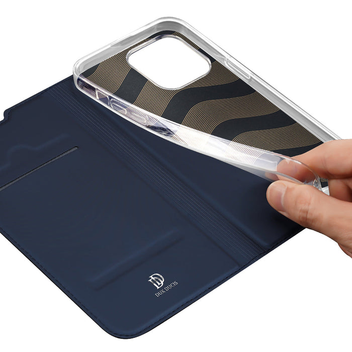 Dux Ducis Skin Pro holster cover flip cover for iPhone 14 Pro blue - Cell phone cases and covers<<<HurtelXML