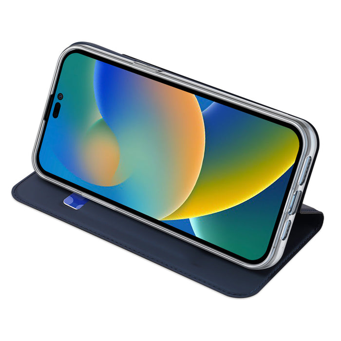 Dux Ducis Skin Pro holster cover flip cover for iPhone 14 Pro blue - Cell phone cases and covers<<<HurtelXML