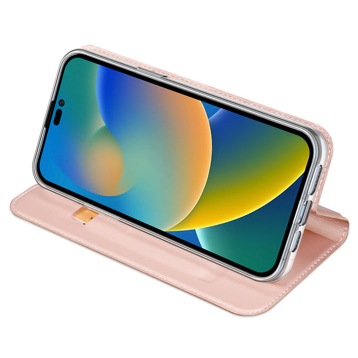 Dux Ducis Skin Pro holster cover flip cover for iPhone 14 Pro pink - Cell phone cases and covers<<<HurtelXML