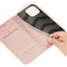 Dux Ducis Skin Pro iPhone 16 Pro Case with Flap and Card Slot - Pink - Cell phone cases and covers<<<HurtelXML