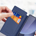Dux Ducis Skin X Pro case for Samsung Galaxy S25 Ultra with MagSafe and wallet - blue - Cell phone cases