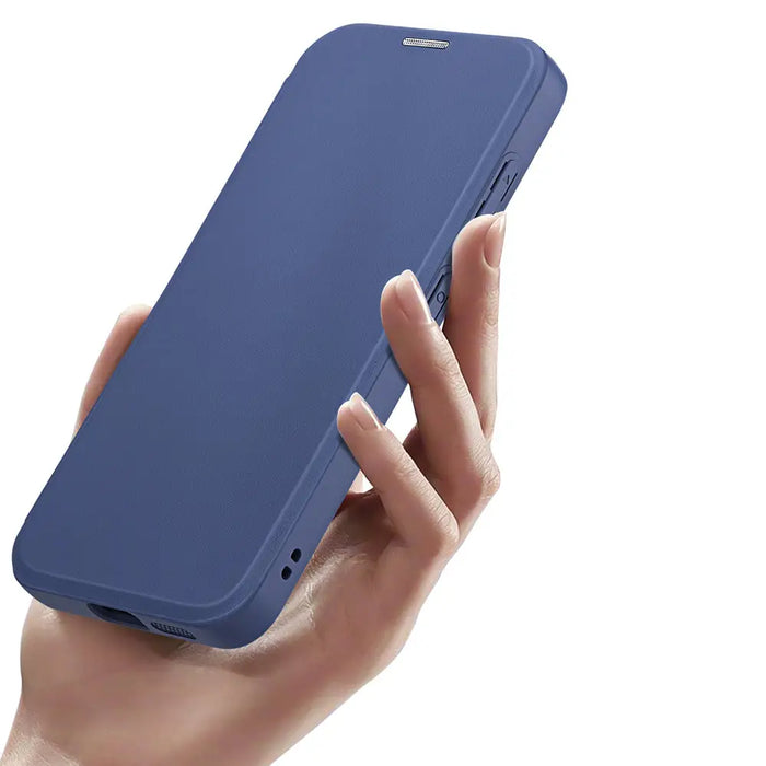 Dux Ducis Skin X Pro case for Samsung Galaxy S25+ with MagSafe and wallet - blue - Cell phone cases