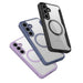 Dux Ducis Skin X Pro case for Samsung Galaxy S25+ with MagSafe and wallet - blue - Cell phone cases