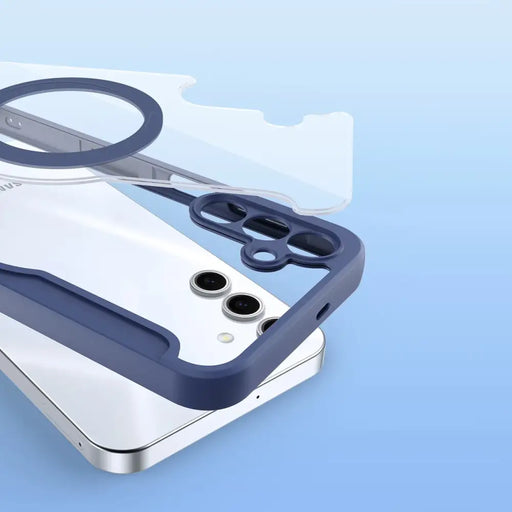 Dux Ducis Skin X Pro case for Samsung Galaxy S25 with MagSafe and wallet - blue - Cell phone cases