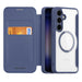 Dux Ducis Skin X Pro case for Samsung S24+ with magnetic ring and flap - blue - Cell phone cases and covers<<<HurtelXML