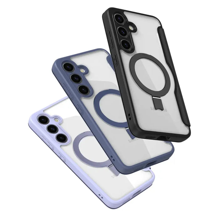 Dux Ducis Skin X Pro case with magnetic ring / stand for Samsung S24 - black - Cell phone cases and covers<<<HurtelXML