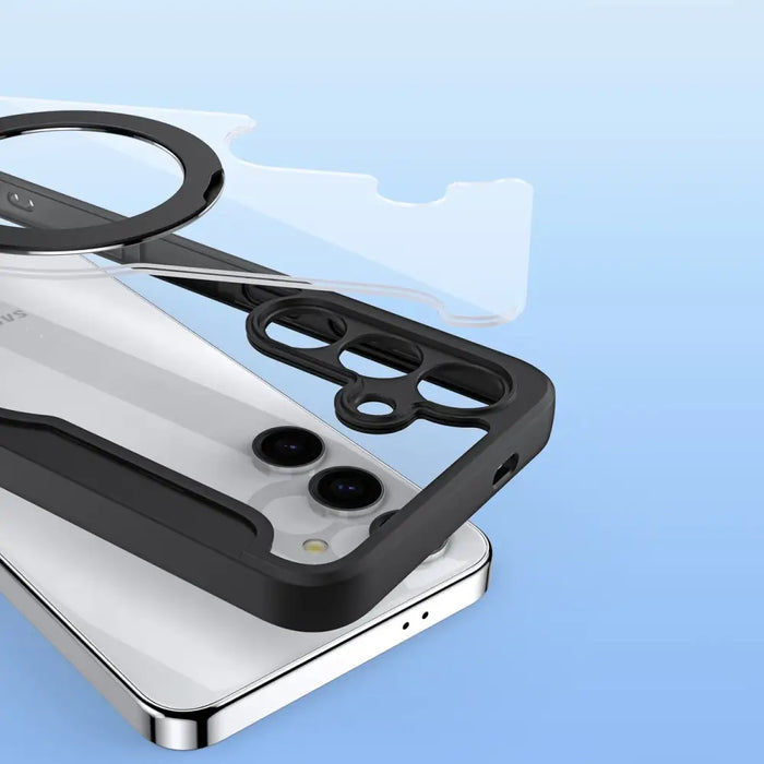 Dux Ducis Skin X Pro case with magnetic ring / stand for Samsung S24 - black - Cell phone cases and covers<<<HurtelXML