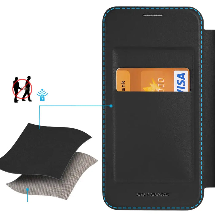 Dux Ducis Skin X Pro case with magnetic ring / stand for Samsung S24 - black - Cell phone cases and covers<<<HurtelXML