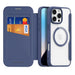 Dux Ducis Skin X Pro iPhone 16 Pro Case with MagSafe and Flip Cover - Blue - Cell phone cases and covers<<<HurtelXML