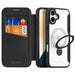 Dux Ducis Skin X Pro iPhone 16 Case with MagSafe Flip and Stand - Black - Cell phone cases and covers<<<HurtelXML