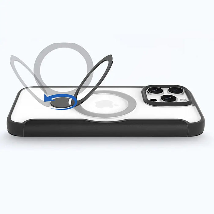 Dux Ducis Skin X Pro iPhone 16 Pro Max Case with MagSafe Flip and Stand - Black - Cell phone cases