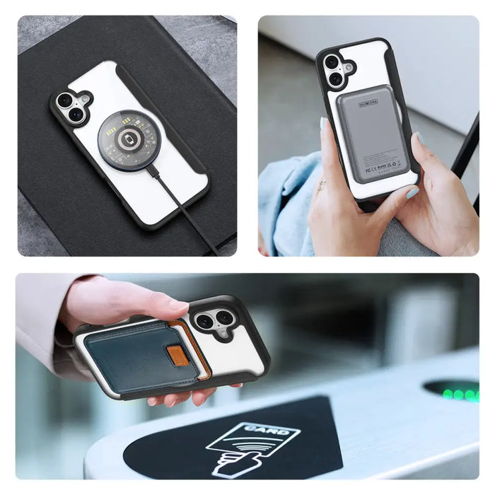 Dux Ducis Skin X Pro iPhone 16 Plus Case with MagSafe and Flip Cover - Black - Cell phone cases and covers<<<HurtelXML