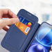Dux Ducis Skin X Pro iPhone 17 Air Case with MagSafe and Wallet - Blue - Cell phone cases and covers<<<HurtelXML
