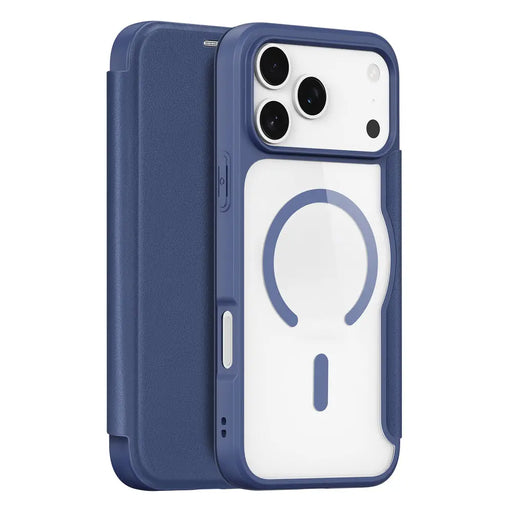 Dux Ducis Skin X Pro iPhone 17 Pro Max Case with Wallet MagSafe Compatible - Blue - Cell phone cases