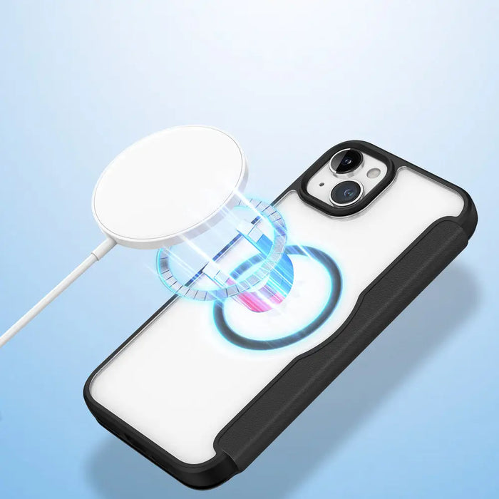 Dux Ducis Skin X Pro Magnetic Flip MagSafe Case iPhone 15 - Black - Cell phone cases and covers<<<HurtelXML