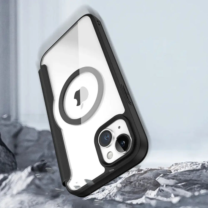 Dux Ducis Skin X Pro Magnetic Flip MagSafe Case iPhone 15 Plus - Black - Cell phone cases and covers<<<HurtelXML