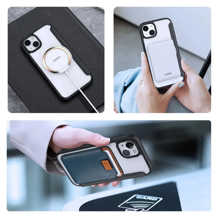 Dux Ducis Skin X Pro Magnetic Flip MagSafe Case iPhone 15 Plus - Black - Cell phone cases and covers<<<HurtelXML