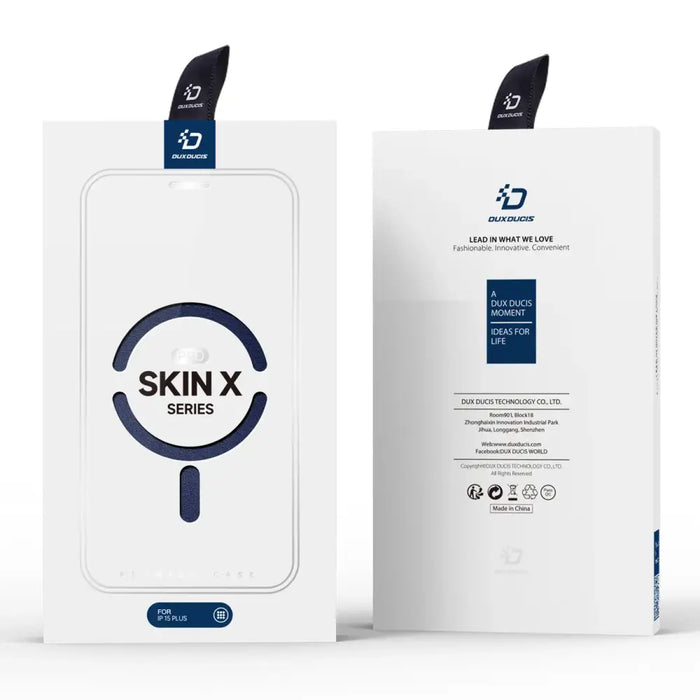 Dux Ducis Skin X Pro Magnetic Flip MagSafe Case iPhone 15 Plus - Blue - Cell phone cases and covers<<<HurtelXML