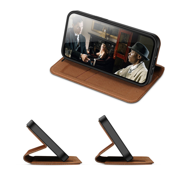 Dux Ducis Skin X2 case for iPhone 14 Pro Max case with magnetic flap brown - Cell phone cases and covers<<<HurtelXML