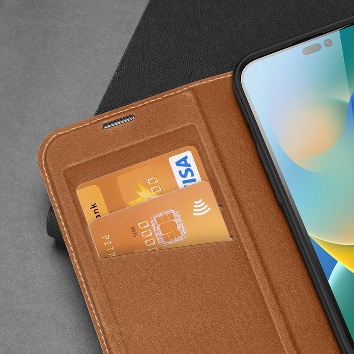 Dux Ducis Skin X2 case for iPhone 14 Pro Max case with magnetic flap brown - Cell phone cases and covers<<<HurtelXML