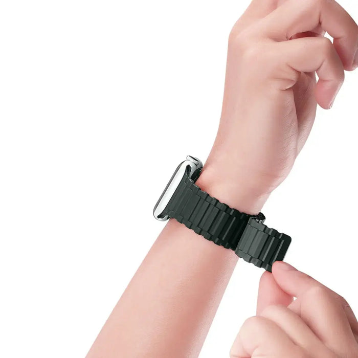 Dux Ducis Strap (Armor Version) Apple Watch SE strap 9 8 7 6 5 4 3 2 1 (41 40 38 mm) silicone magnetic strap bracelet