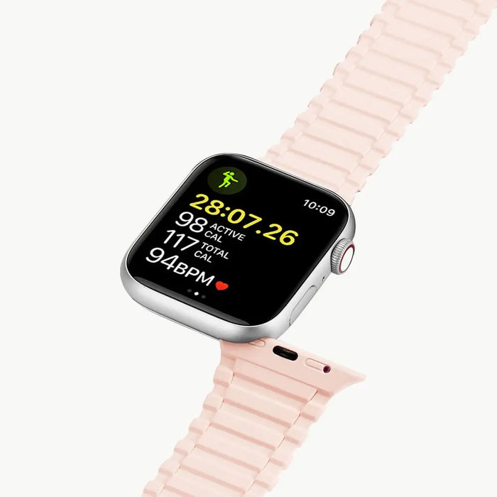 Dux Ducis Strap (Armor Version) Apple Watch Ultra SE 9 8 7 6 5 4 3 2 1 (49 45 44 42 mm) Silicone Magnetic Band Bracelet