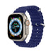 Dux Ducis Strap Watch Strap 9 / 8 / 7 / 6 / 5 / 4 / 3 / 2 / SE (41 / 40 / 38mm) Silicone Band Bracelet Navy Blue