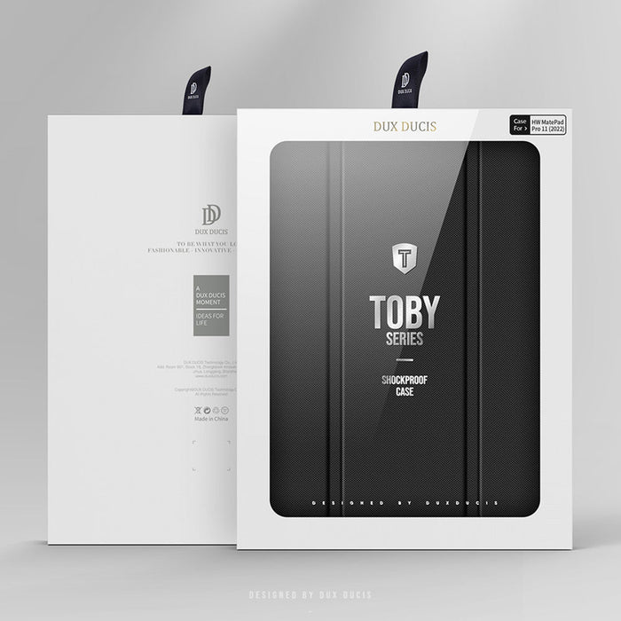Dux Ducis Toby Case for Huawei MatePad Pro 11’’ (2022) Cover with S Pen Pen Smart Cover Stand Black - Cell phone cases