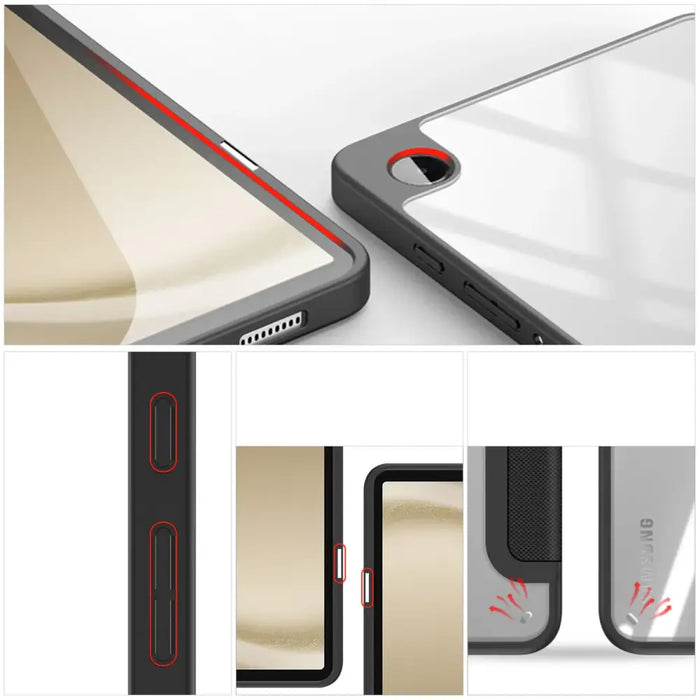 Dux Ducis Toby case with flip stand for Samsung Galaxy Tab A9 8.7’’ - black - Cell phone cases and covers<<<HurtelXML