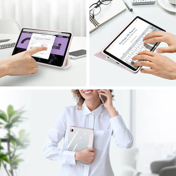 Dux Ducis Toby case with flip stand for Samsung Galaxy Tab A9 8.7’’ - pink - Cell phone cases and covers<<<HurtelXML