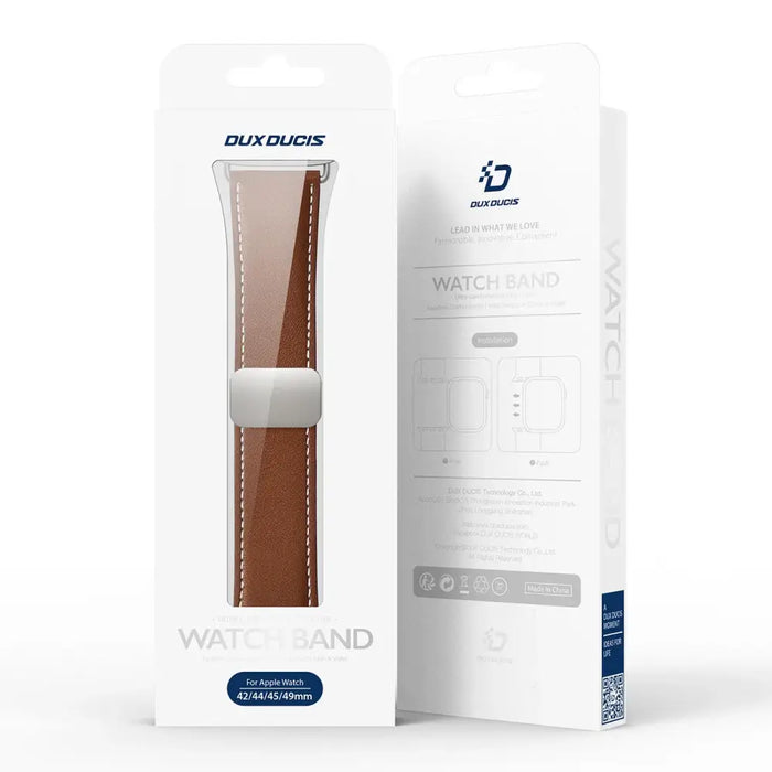 Dux Ducis Ya strap for Apple Watch 42 / 44 / 45 / 49 mm - brown - Cell phone cases and covers<<<HurtelXML