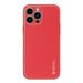 Dux Ducis Yolo elegant case made of soft TPU and PU leather for iPhone 13 Pro Max red - Cell phone cases