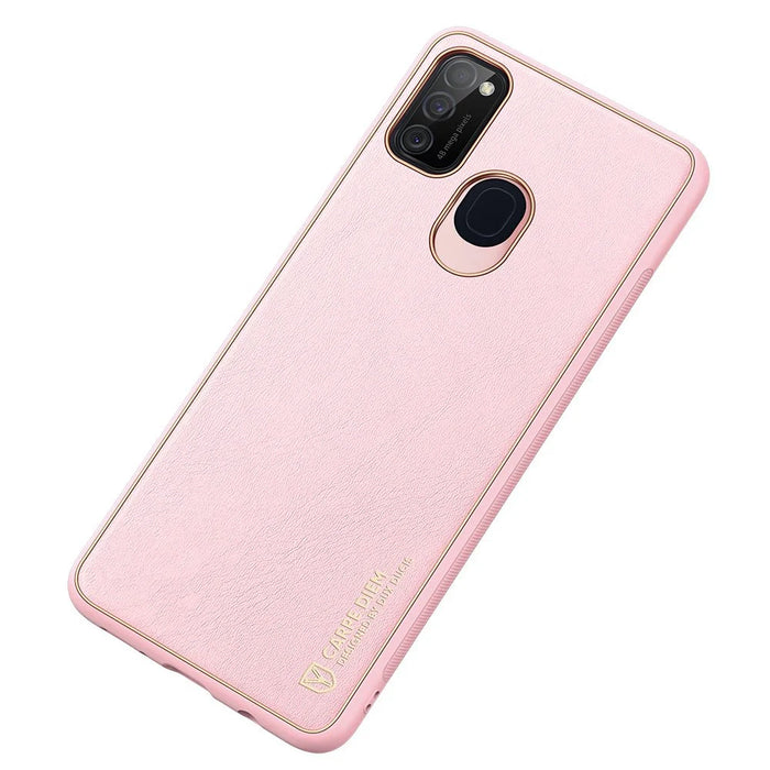 Dux Ducis Yolo elegant case made of soft TPU and PU leather for Samsung Galaxy M30s pink - Cell phone cases