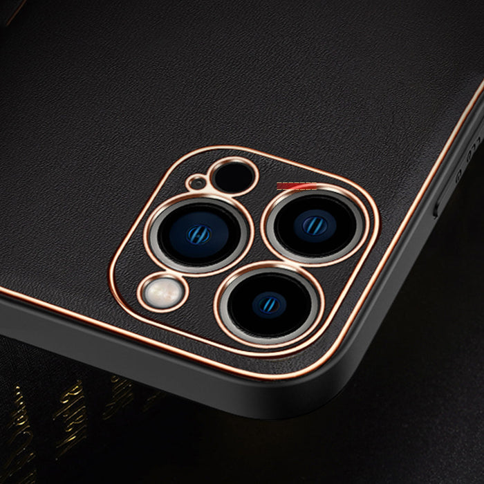 Dux Ducis Yolo elegant case made of soft TPU and PU leather for iPhone 13 Pro red - Cell phone cases
